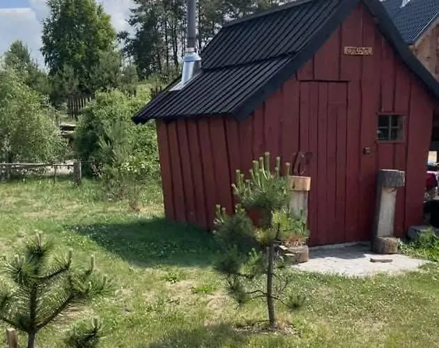 度假居 Uroczy Golubie ,niedaleko Stoku Koszalkowo ,balia,sauna,kominek,ognisko *