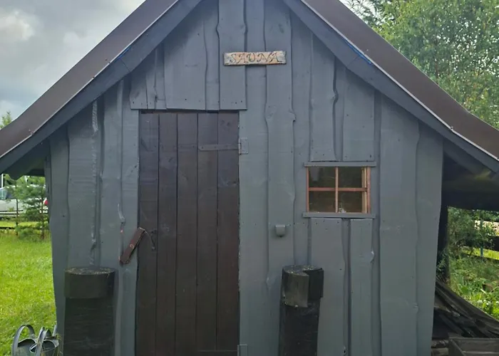 Uroczy Golubie ,niedaleko Stoku Koszalkowo ,balia,sauna,kominek,ognisko Sikorzyno